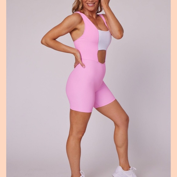 ONZIE LSF Block Leotard – Move Pink - Picture 3 of 8